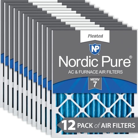 FILTER 15X20X2 MERV 7 MPR 600 12 PIECES ACTUAL SIZE 145 X 195 X 175 MADE IN THE USA